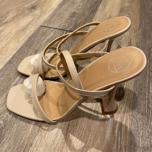 Missguided Nude Triple Strap